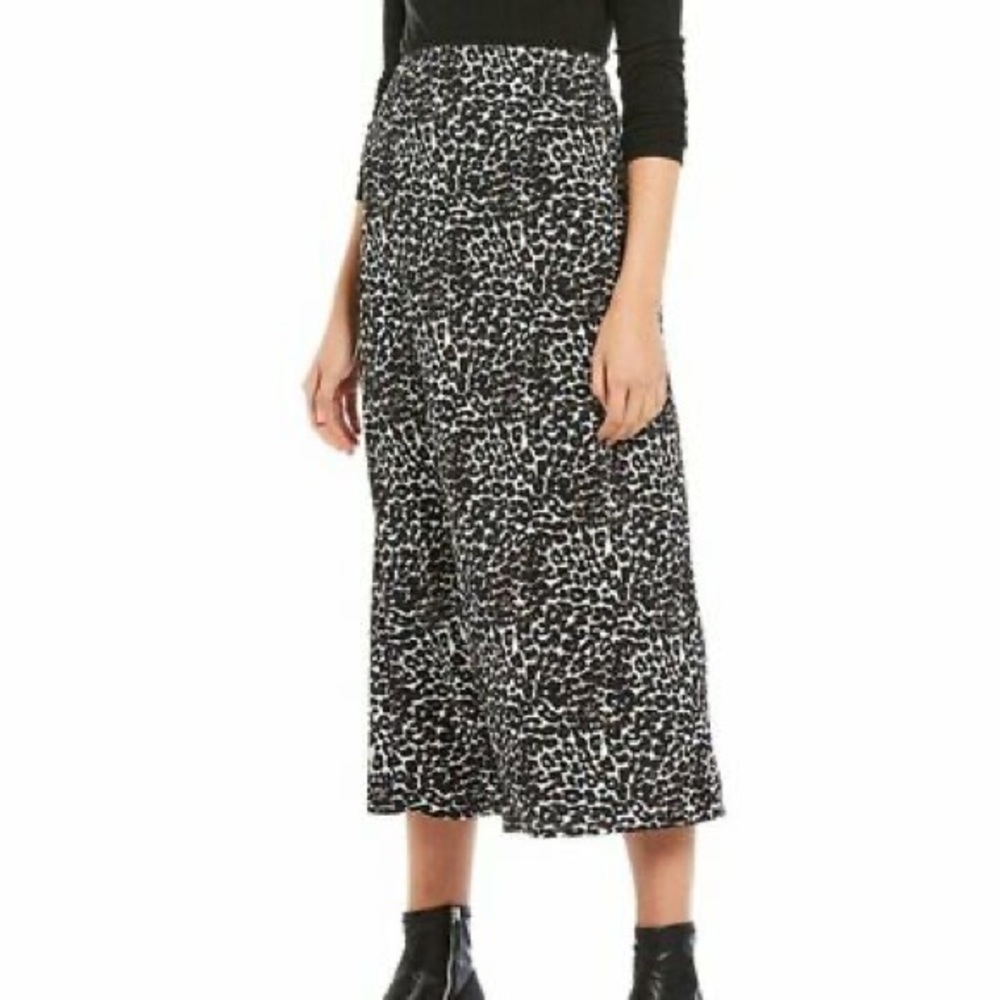 Leopard Maxi Skirt